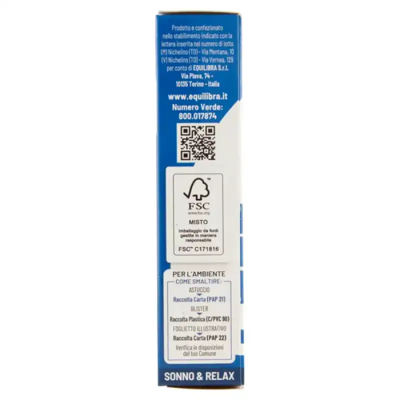 Equilibra Supliment Alimentar Relax Zi si Noapte 50 Tablete Bax 9 buc.